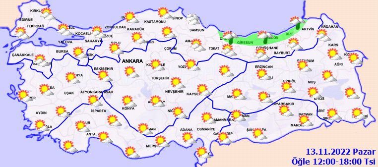 Meteoroloji 4 ile yağış uyarısı yaptı! İşte il il hava durumu tahminleri 3