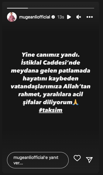 Taksim'deki hain terör saldırısına ünlü isimlerden tepki yağdı 25