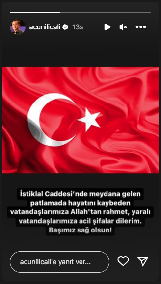 Taksim'deki hain terör saldırısına ünlü isimlerden tepki yağdı 21
