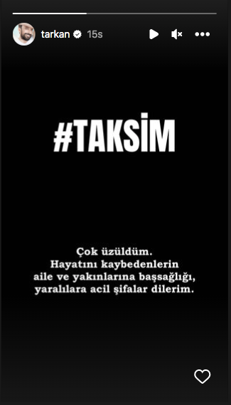 Taksim'deki hain terör saldırısına ünlü isimlerden tepki yağdı 2