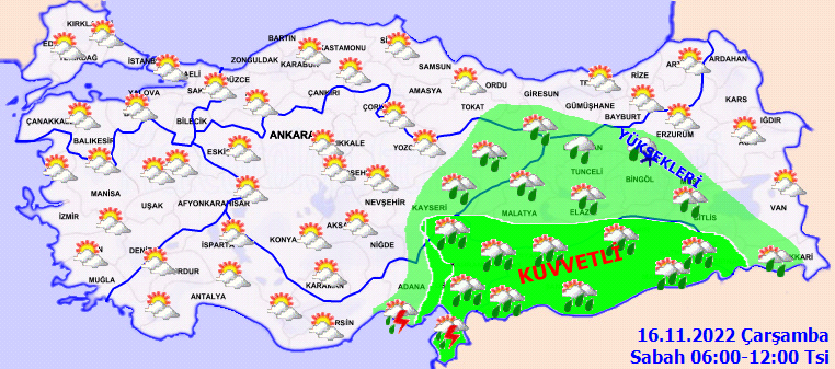 Meteorolojiden 11 ile sarı kodlu uyarı: Yurt genelinde kuvvetli yağış hakim olacak 2