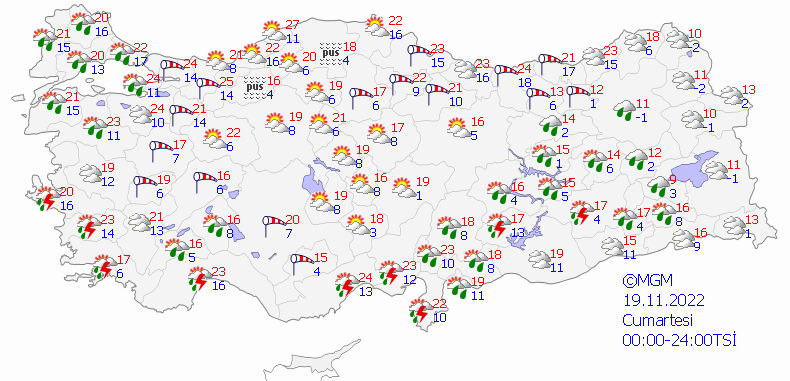 Meteorolojiden 37 ile sarı kodlu uyarı: Kuvvetli rüzgar ve fırtına bekleniyor 8