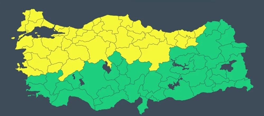 Meteorolojiden 37 ile sarı kodlu uyarı: Kuvvetli rüzgar ve fırtına bekleniyor 5