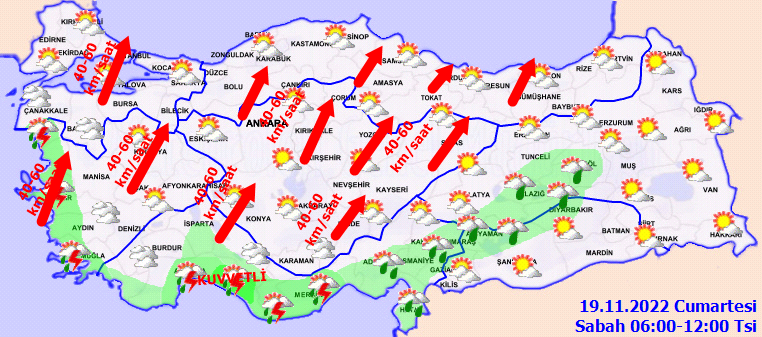 Meteoroloji'den kuvvetli yağış ve lodos uyarısı! Gün boyu başınız ağrıyabilir... 3