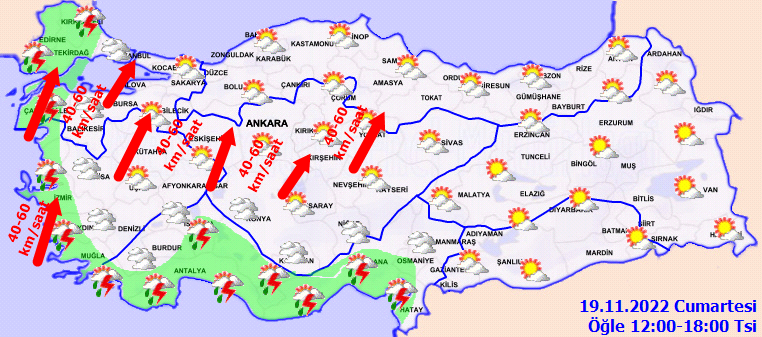 Meteoroloji'den kuvvetli yağış ve lodos uyarısı! Gün boyu başınız ağrıyabilir... 4