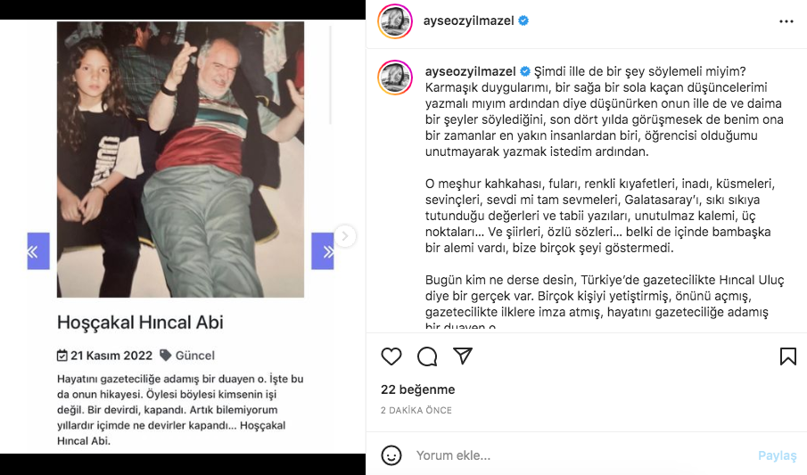 Ünlü isimlerden Hıncal Uluç paylaşımları... Vefatının ardından üzüntülerini sosyal medyadan dile getirdiler 7