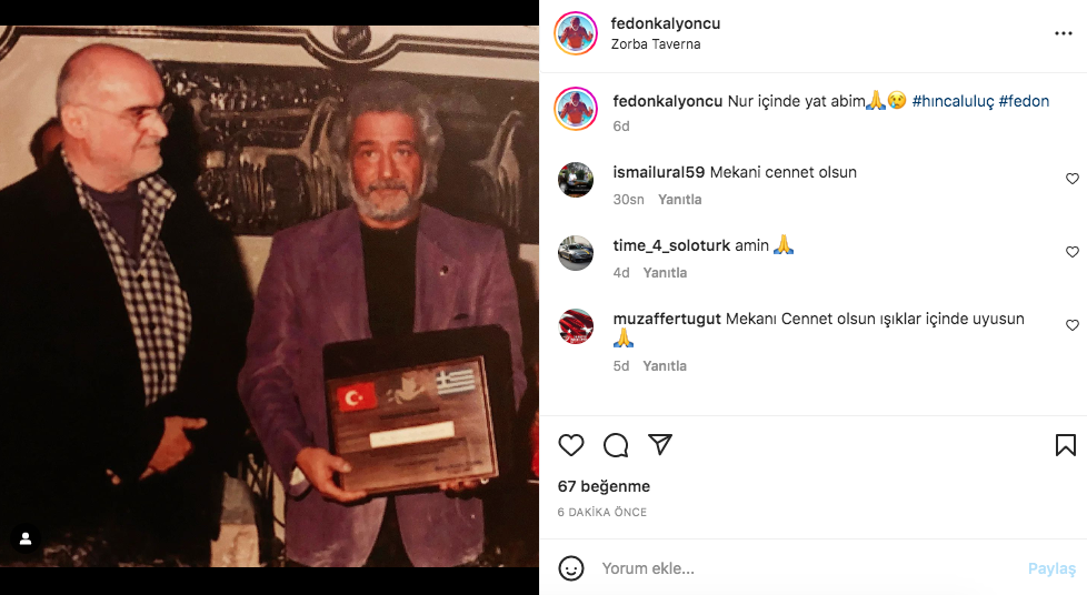 Ünlü isimlerden Hıncal Uluç paylaşımları... Vefatının ardından üzüntülerini sosyal medyadan dile getirdiler 8