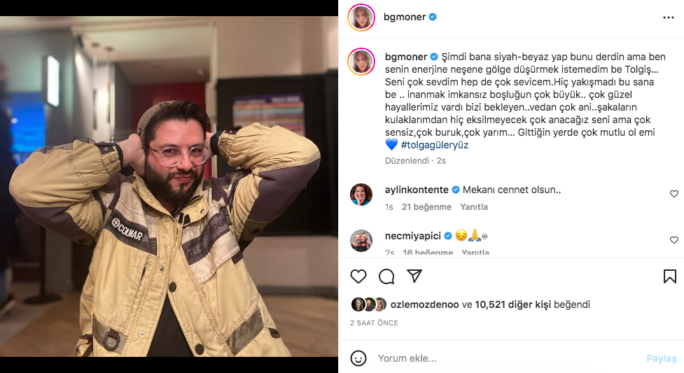 Tolga Güleryüz, Burak Topçu ve Özgür Karataş'ın hayatını kaybettiği Amasya'daki korkunç kazanın ardından ünlü isimlerden taziye mesajları 2