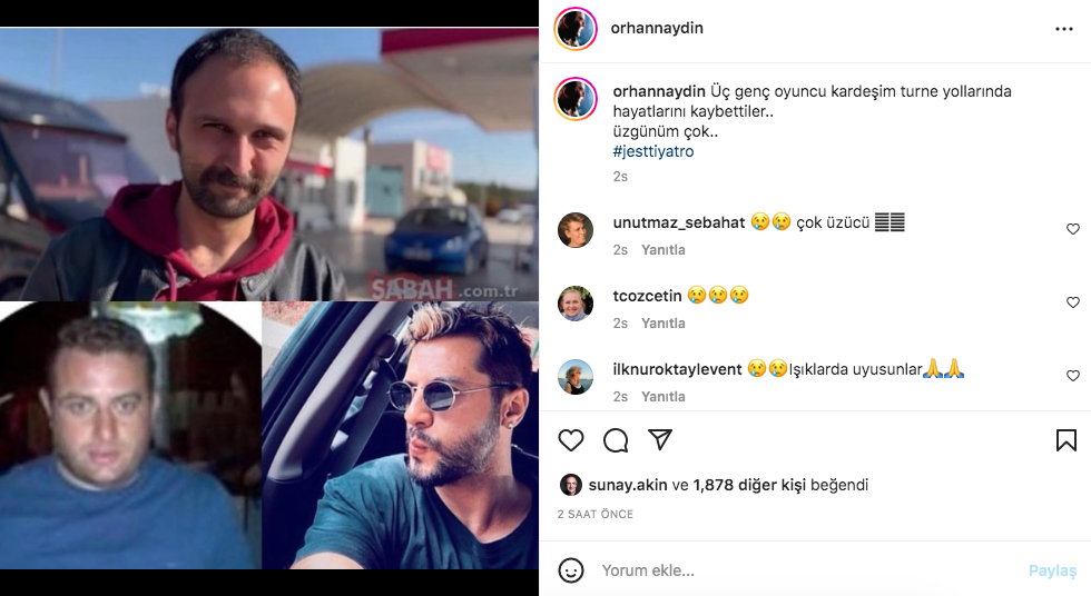 Tolga Güleryüz, Burak Topçu ve Özgür Karataş'ın hayatını kaybettiği Amasya'daki korkunç kazanın ardından ünlü isimlerden taziye mesajları 23