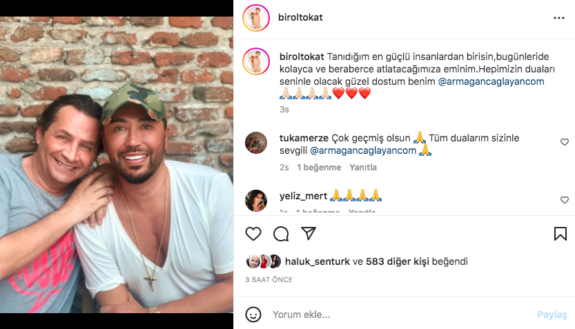Ünlü isimlerden kansere yakalanan Armağan Çağlayan'a destek mesajları 12