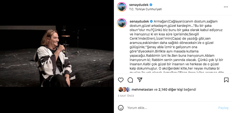 Ünlü isimlerden kansere yakalanan Armağan Çağlayan'a destek mesajları 8