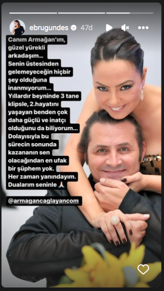 Ünlü isimlerden kansere yakalanan Armağan Çağlayan'a destek mesajları 6