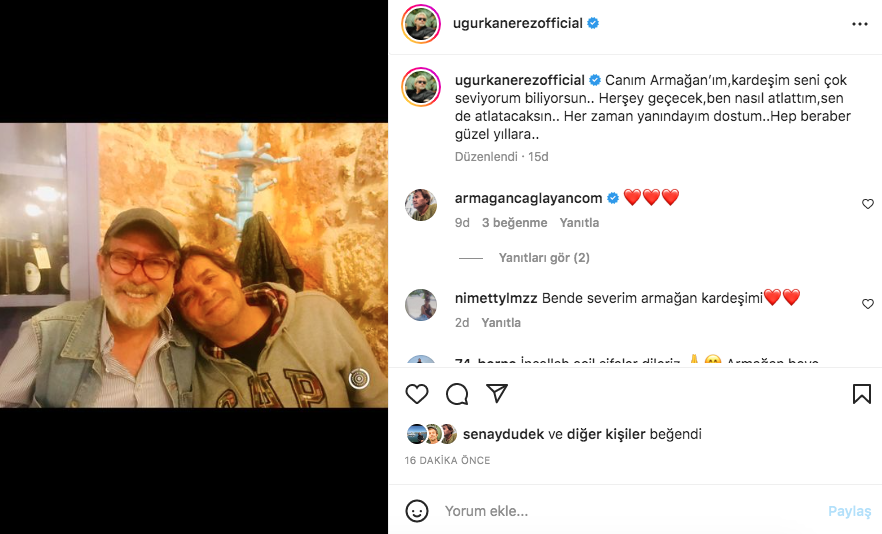 Ünlü isimlerden kansere yakalanan Armağan Çağlayan'a destek mesajları 5