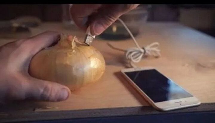 Bu deneyin sonucuna çok şaşıracaksınız! Soğan ile telefon şarj etti 13