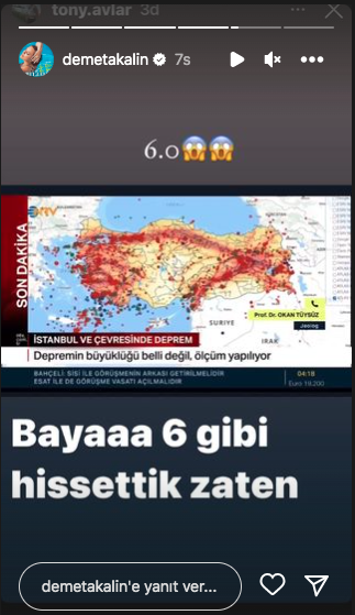 Ünlülerden Düzce deprem paylaşımları 37