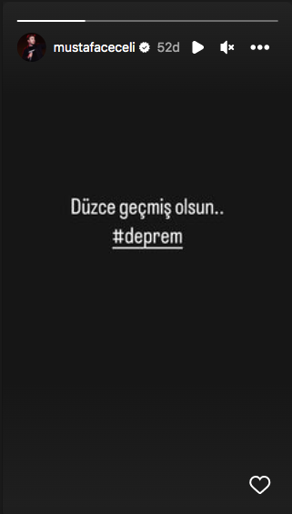 Ünlülerden Düzce deprem paylaşımları 5