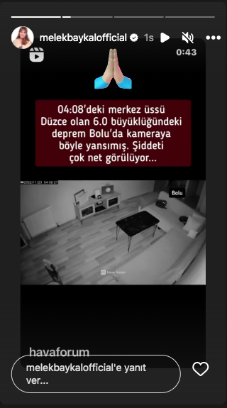 Ünlülerden Düzce deprem paylaşımları 20