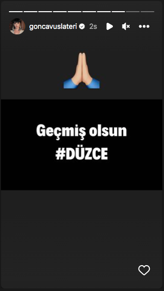 Ünlülerden Düzce deprem paylaşımları 2
