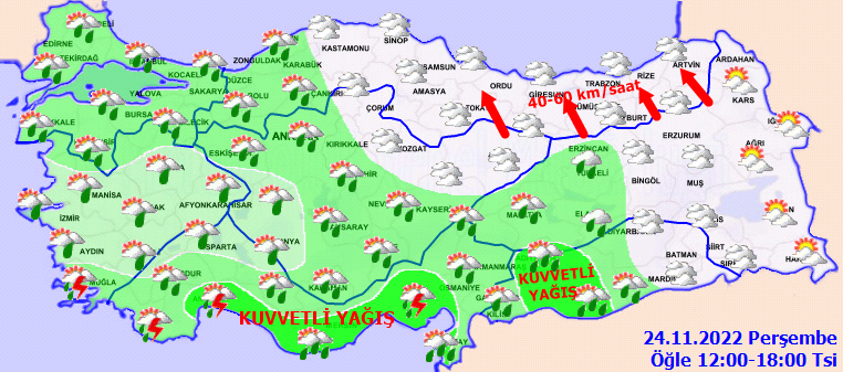 Meteoroloji uyardı: O illerde kuvvetli yağış bekleniyor! 3