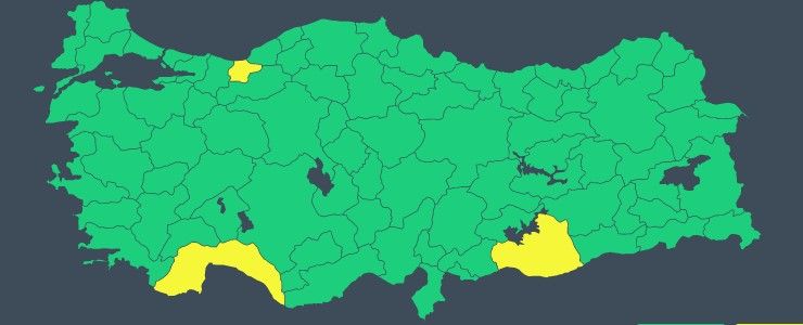 Meteorolojiden deprem bölgesi Düzce'ye sarı kodlu uyarı 5