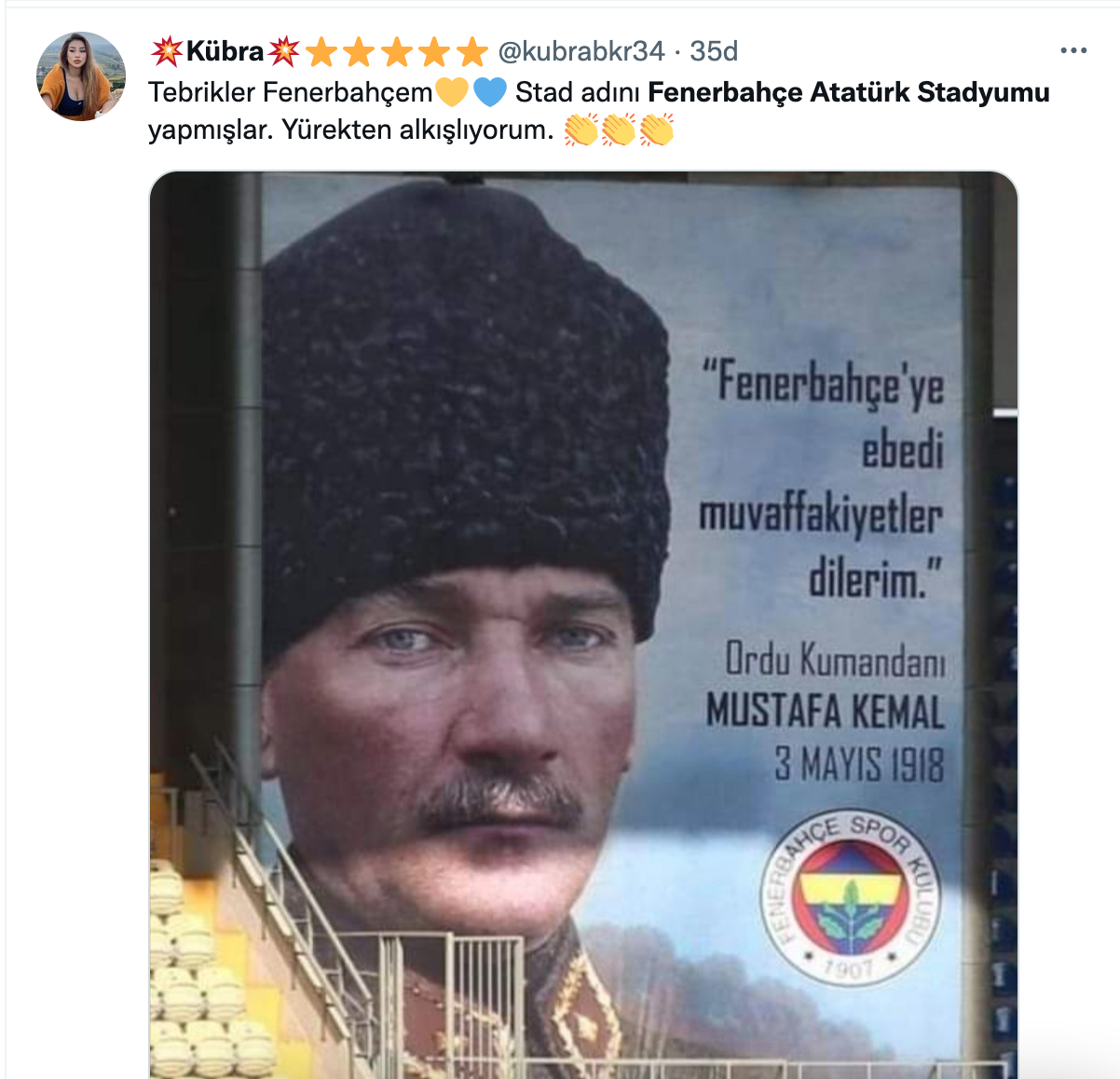 Fenerbahçe stadyumunun adının değiştirilmesine tepkiler çığ gibi! 4