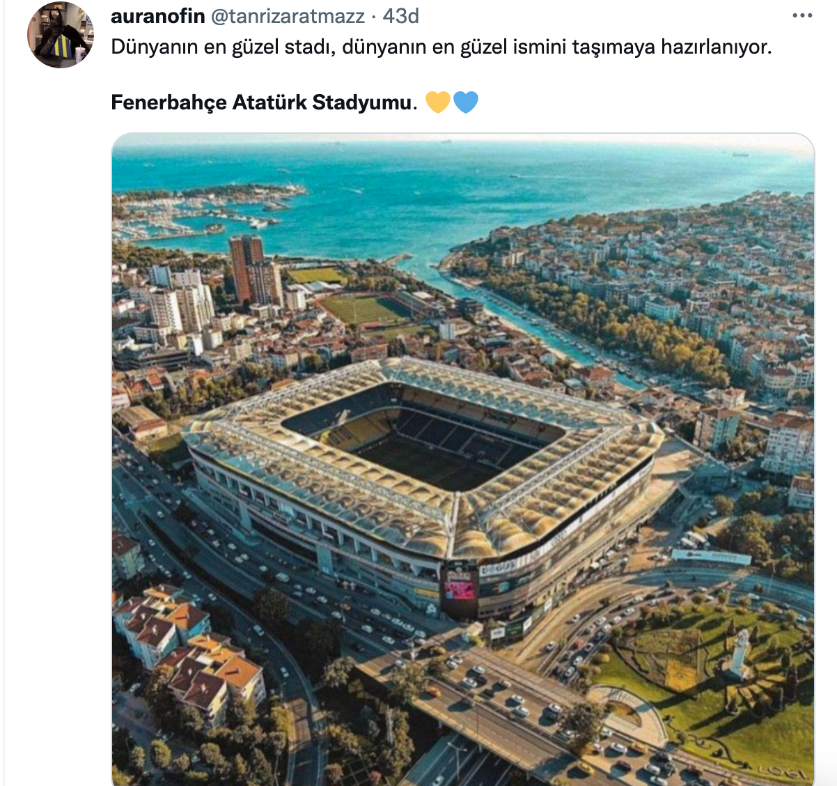 Fenerbahçe stadyumunun adının değiştirilmesine tepkiler çığ gibi! 8