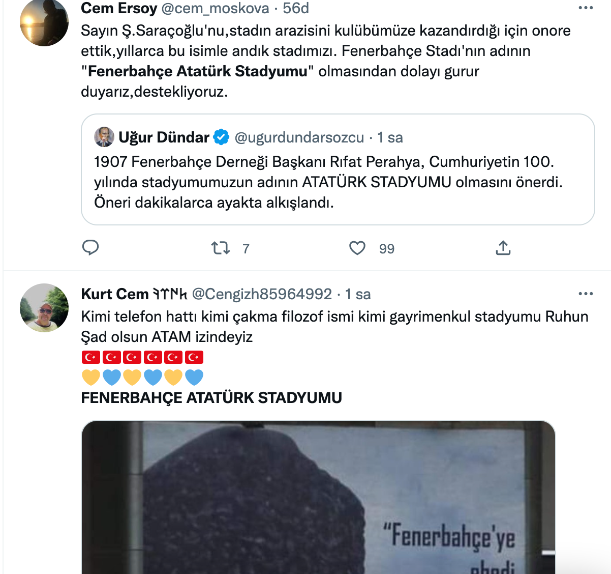 Fenerbahçe stadyumunun adının değiştirilmesine tepkiler çığ gibi! 10