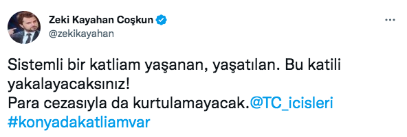 Konya'daki vahşet görüntüleri sosyal medyayı ayağa kaldırdı! Ünlü isimlerden tepki üstüne tepki yağdı 24