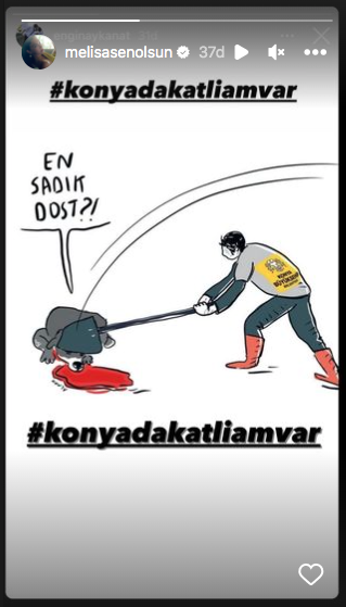 Konya'daki vahşet görüntüleri sosyal medyayı ayağa kaldırdı! Ünlü isimlerden tepki üstüne tepki yağdı 33