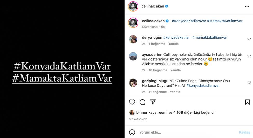 Konya'daki vahşet görüntüleri sosyal medyayı ayağa kaldırdı! Ünlü isimlerden tepki üstüne tepki yağdı 30
