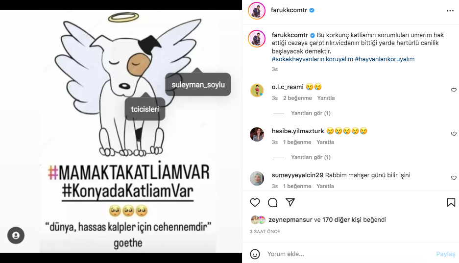 Konya'daki vahşet görüntüleri sosyal medyayı ayağa kaldırdı! Ünlü isimlerden tepki üstüne tepki yağdı 48