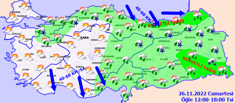 Meteorolojiden 25 ile sarı kodlu uyarı! O illerde kar yağışı bekleniyor 3