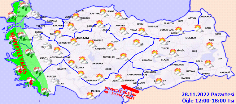 Meteorolojiden o bölgelere uyarı! Kuvvetli yağış ve fırtına bekleniyor 3