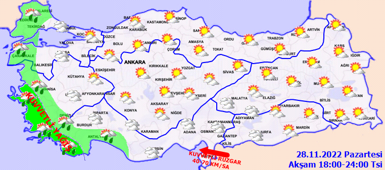 Meteorolojiden o bölgelere uyarı! Kuvvetli yağış ve fırtına bekleniyor 4