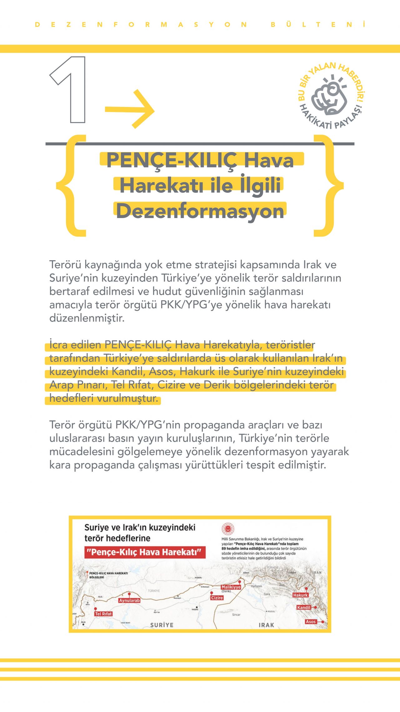 İletişim Başkanlığı yalan haberleri listeledi 2