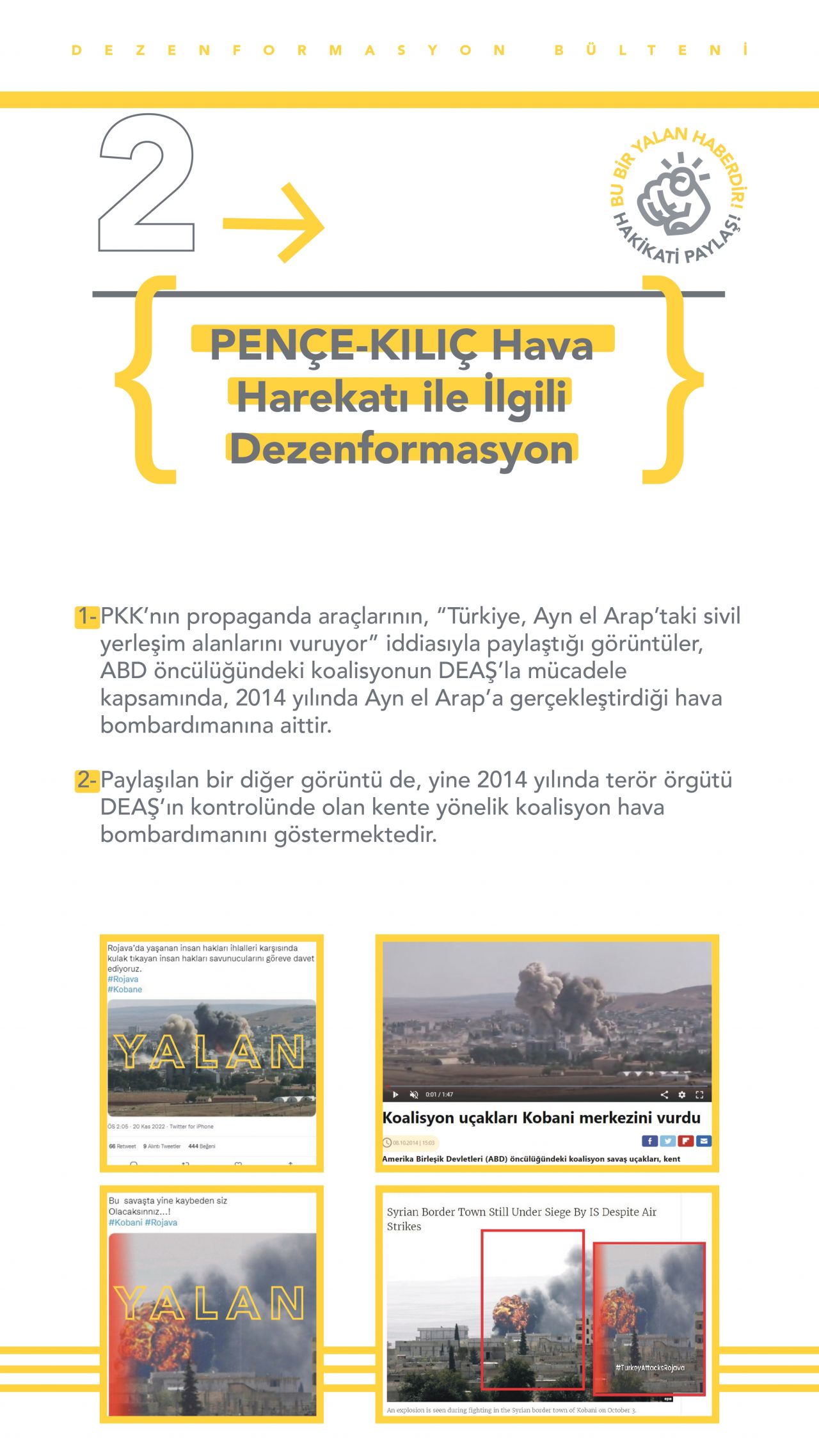 İletişim Başkanlığı yalan haberleri listeledi 3