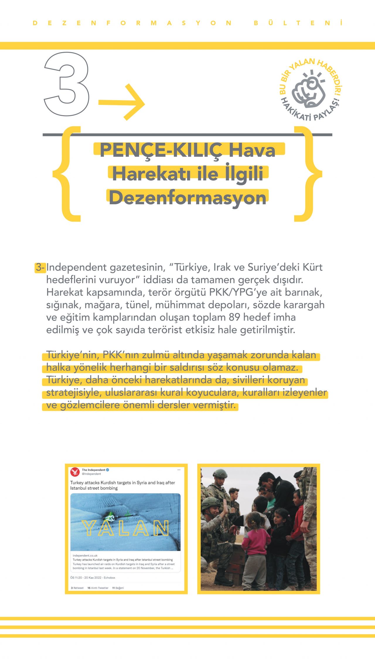 İletişim Başkanlığı yalan haberleri listeledi 4