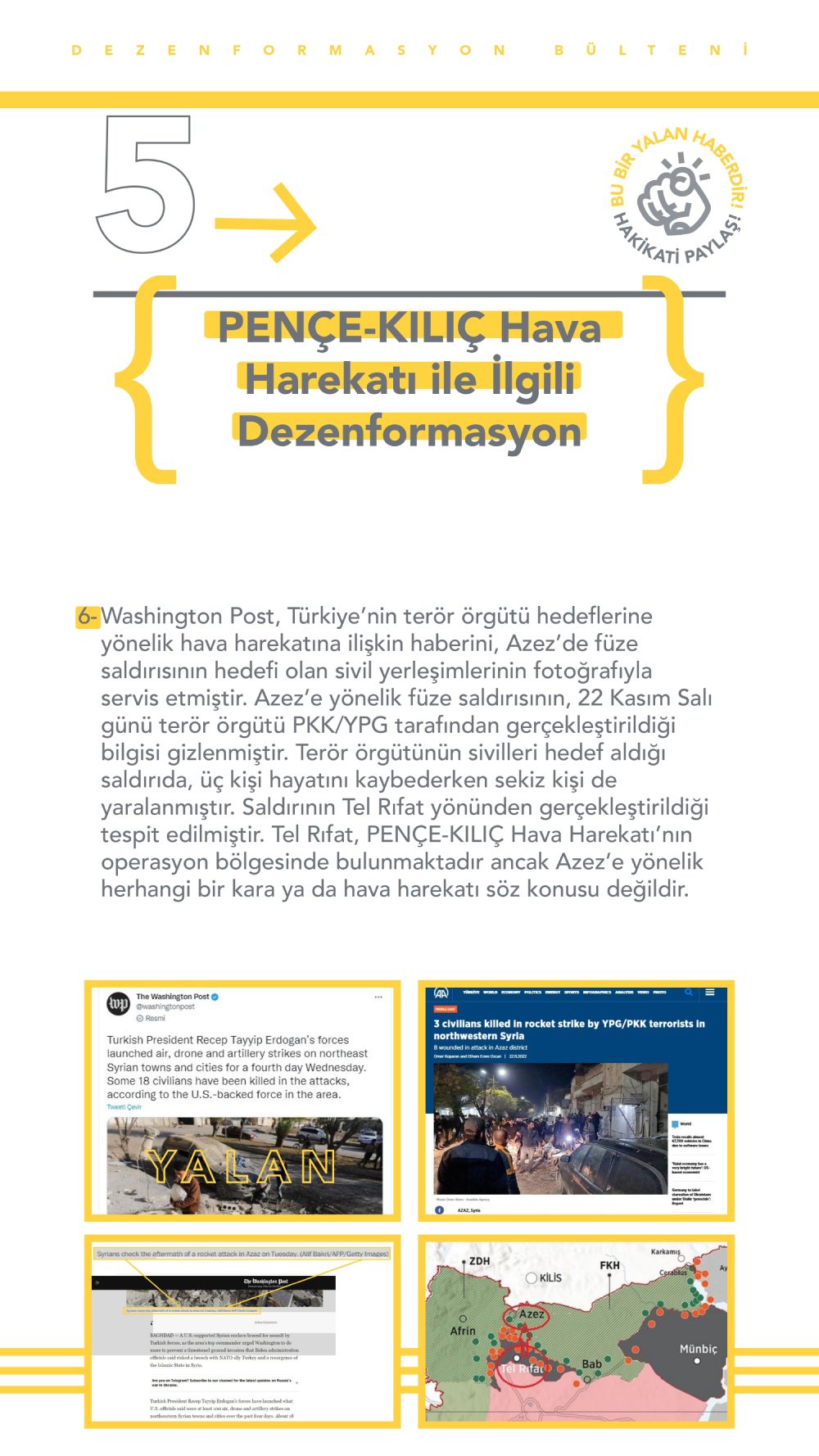 İletişim Başkanlığı yalan haberleri listeledi 6