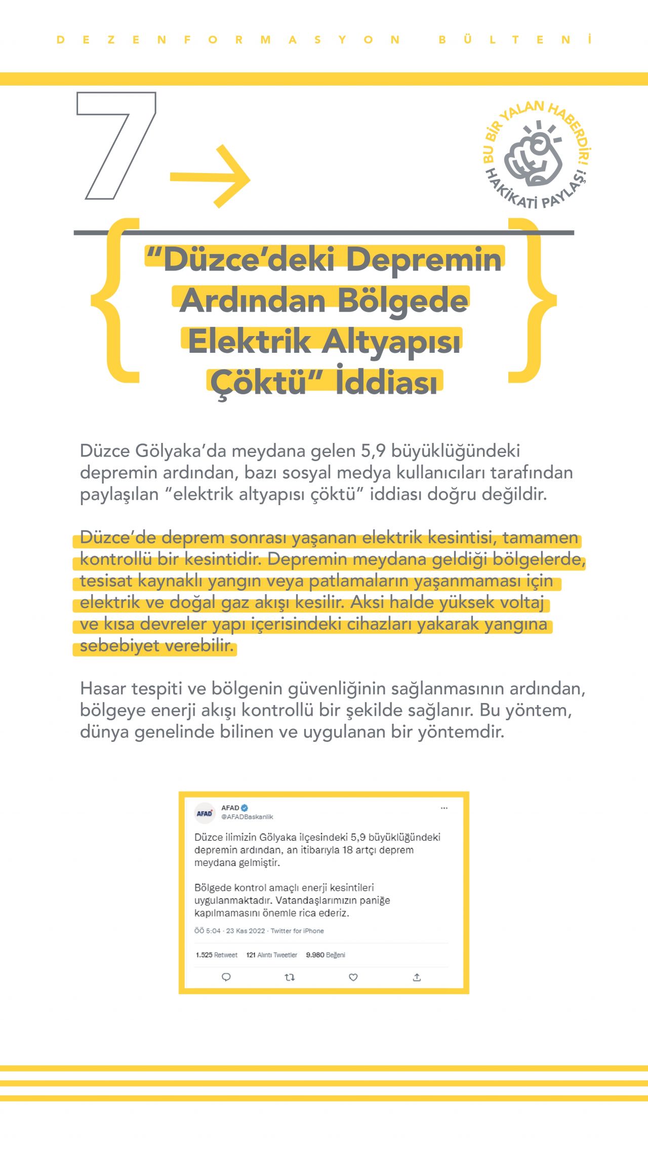 İletişim Başkanlığı yalan haberleri listeledi 8