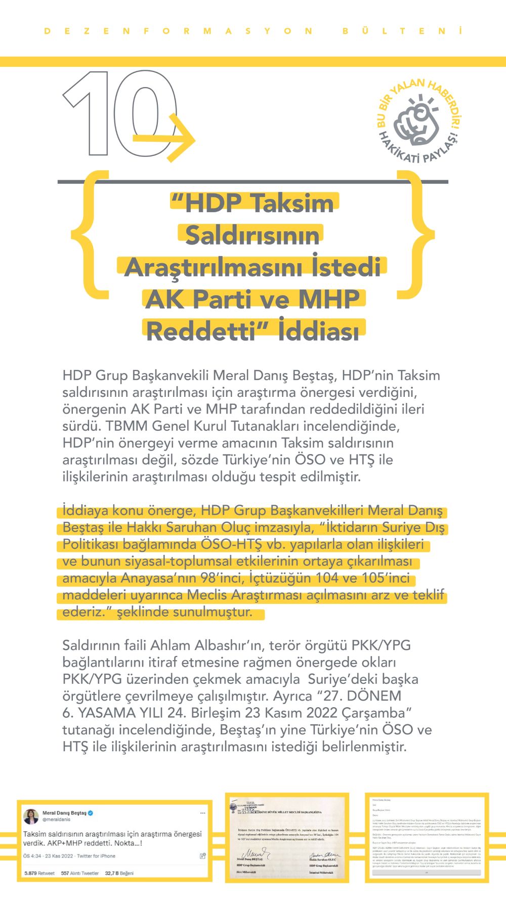 İletişim Başkanlığı yalan haberleri listeledi 11