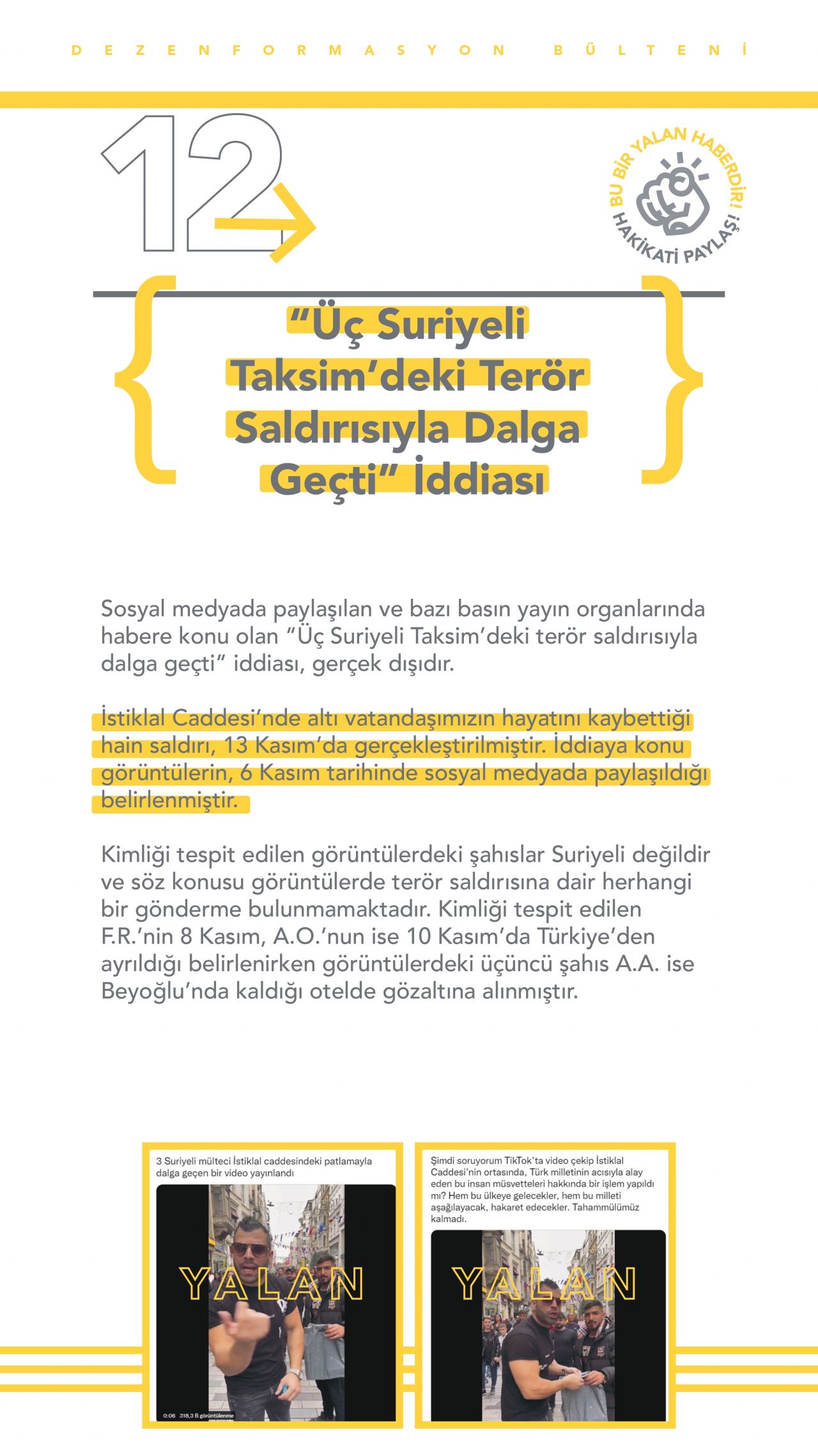 İletişim Başkanlığı yalan haberleri listeledi 13
