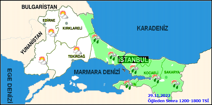 Meteoroloji saat vererek uyardı! İstanbul’da sağanak yağış bekleniyor 2