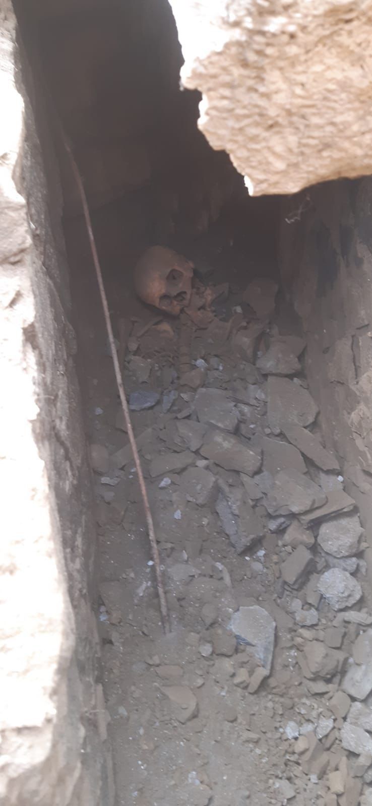 Kağıthane'de esrarengiz olay! Kazı sırasında kafatası ve iskelet bulundu! 5