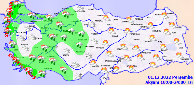 Meteorolojiden 4 ile sarı kodlu uyarı! Kuvvetli yağış bekleniyor 4