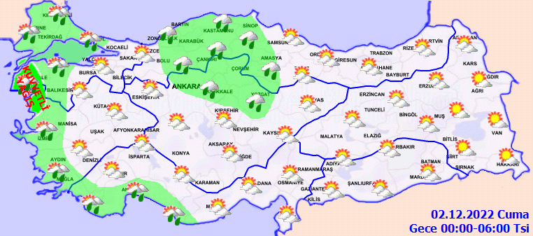 Meteoroloji bölge bölge uyardı! Karla karışık yağmur ve kar… 10