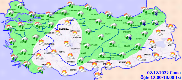 Meteoroloji bölge bölge uyardı! Karla karışık yağmur ve kar… 12