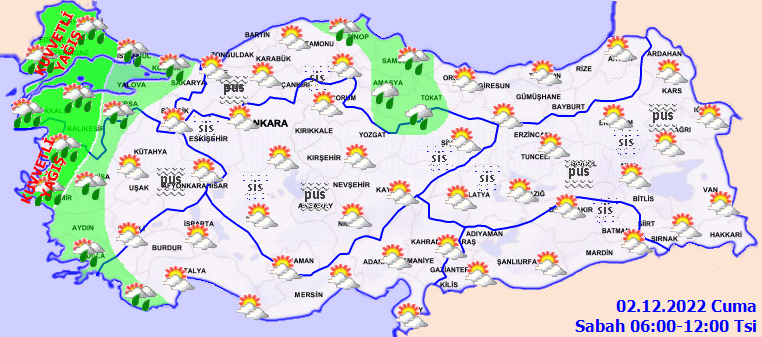 Evden çıkacaklar dikkat! Meteoroloji yağmur ve kar uyarısı yaptı 2