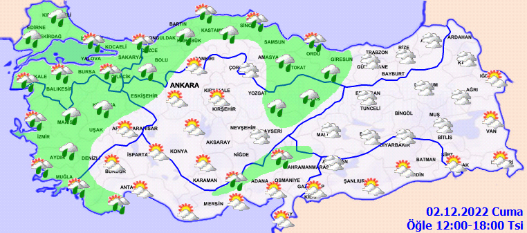 Evden çıkacaklar dikkat! Meteoroloji yağmur ve kar uyarısı yaptı 3