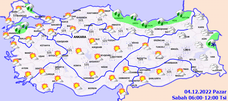 Meteorolojiden sağanak yağış ve kar uyarısı! İşte 4 Aralık Pazar hava durumu… 2
