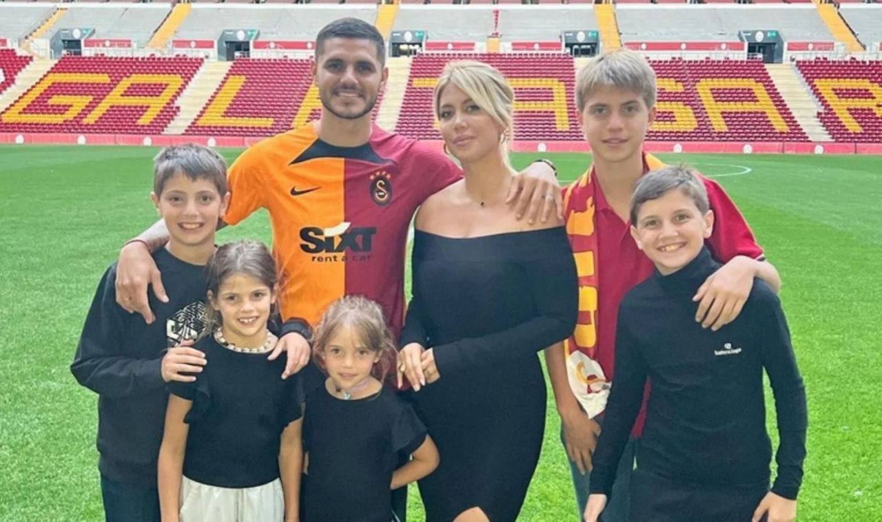 Galatasaray'dan açıklama! Icardi kızlarını alıp ülkesine döndü 1
